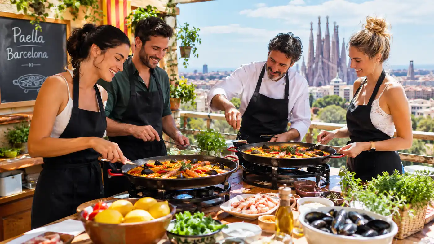Private & Couples Paella Cooking Classes in Barcelona